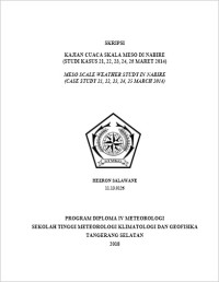 Image of KAJIAN CUACA SKALA MESO DI NABIRE (STUDI KASUS 21, 22, 23, 24, 25 MARET 2014)