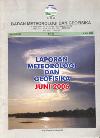 Image of Laporan Meteorologi dan Geofisika Juni 2006