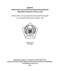 Image of PROTOTIPE TRANSMITER RADIOSONDE BERBASIS MIKROKONTROLER ATMEGA 328P