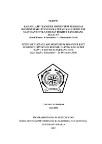 Image of Karakteristik Awan Konvektif Saat Madden-Julian Oscillation Aktif di Wilayah Bengkulu (Studi Kasus Desember 2017 - November 2018)