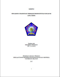 Image of PENGARUH CURAH HUJAN TERHADAP PRODUKTIVITAS PANGAN DI JAWA TIMUR