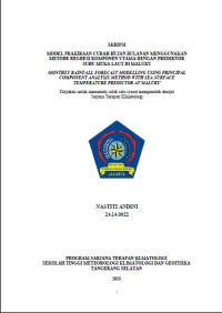 Image of JURNAL MODEL PRAKIRAAN CURAH HUJAN BULANAN
MENGGUNAKAN METODE REGRESI KOMPONEN UTAMA
DENGAN PREDIKTOR SUHU MUKA LAUT DI MALUKU